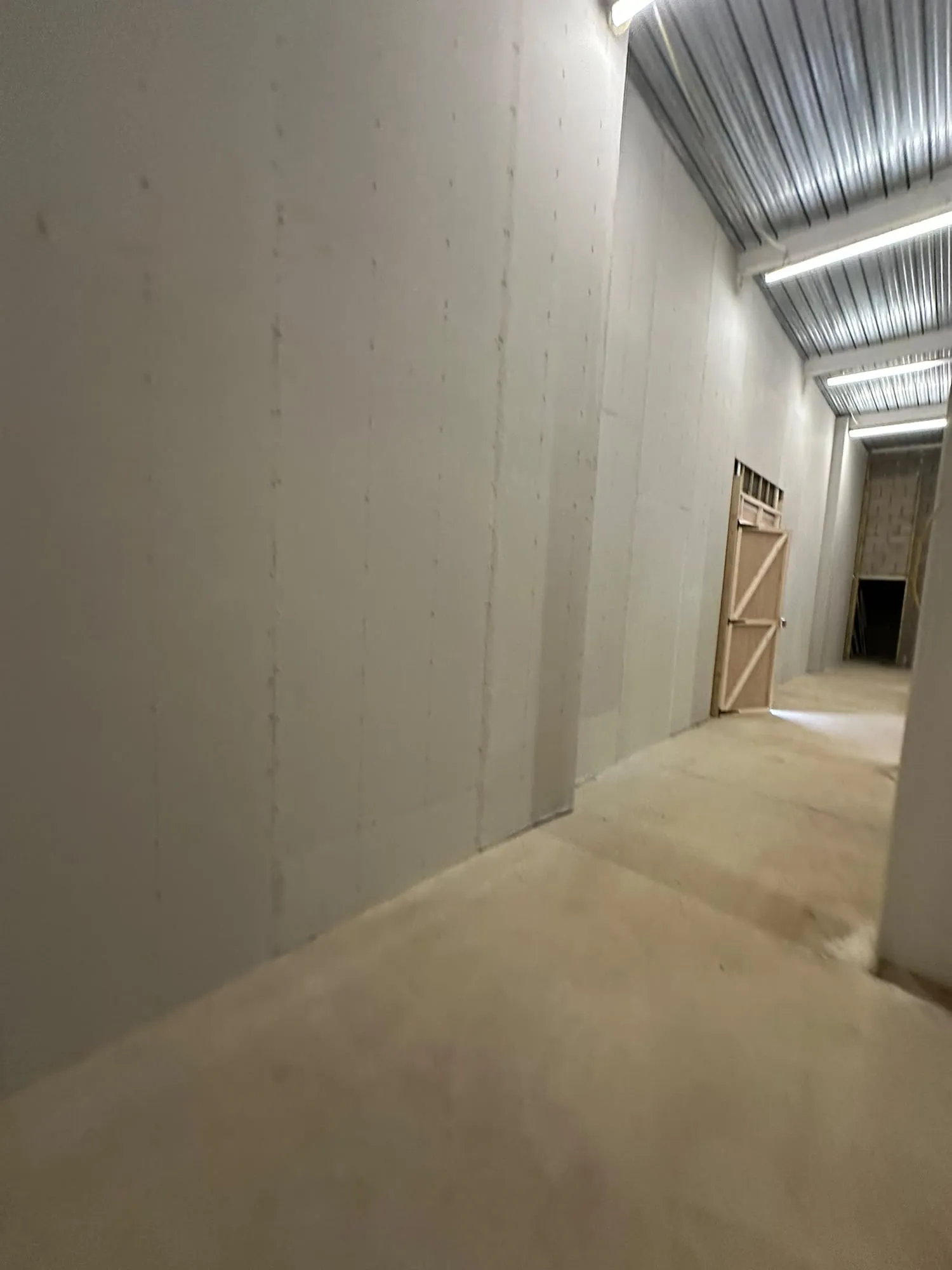 Plasterboard walls being boarded on one of our sites (3 of 6)
