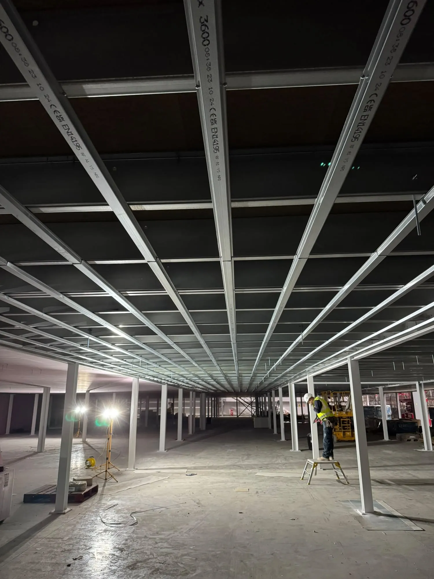 Ceiling work on one of our sites (4 of 9)