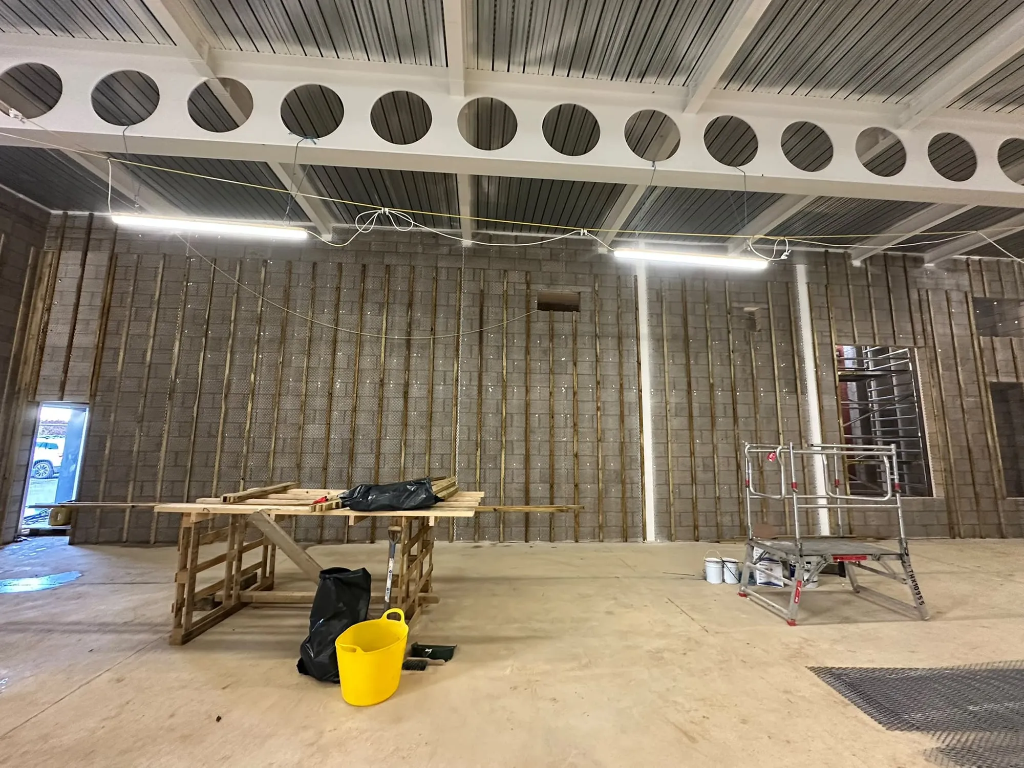 Insulated wall framing on one of our sites (1 of 4)