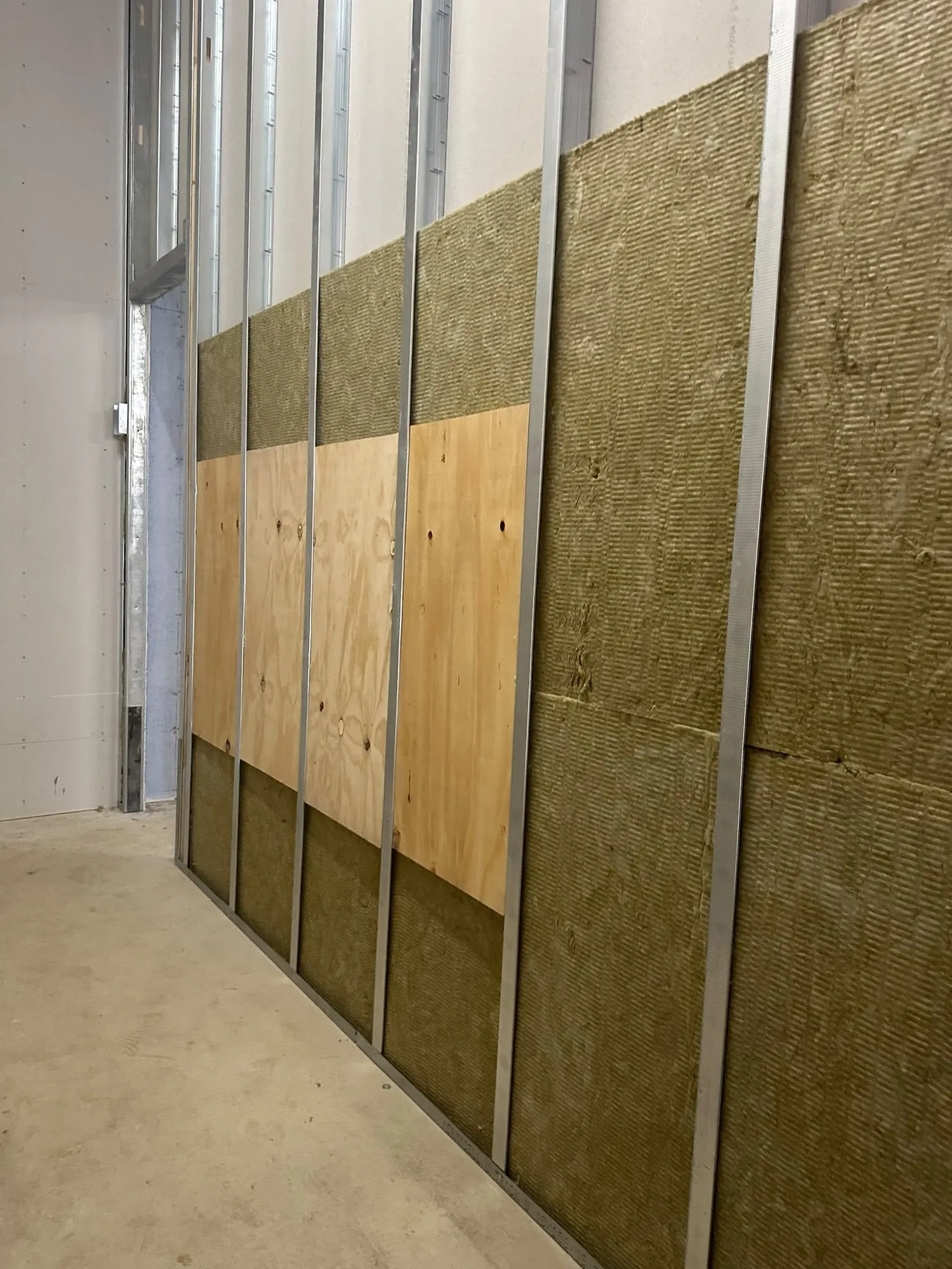 Insulated wall framing on one of our sites (3 of 4)