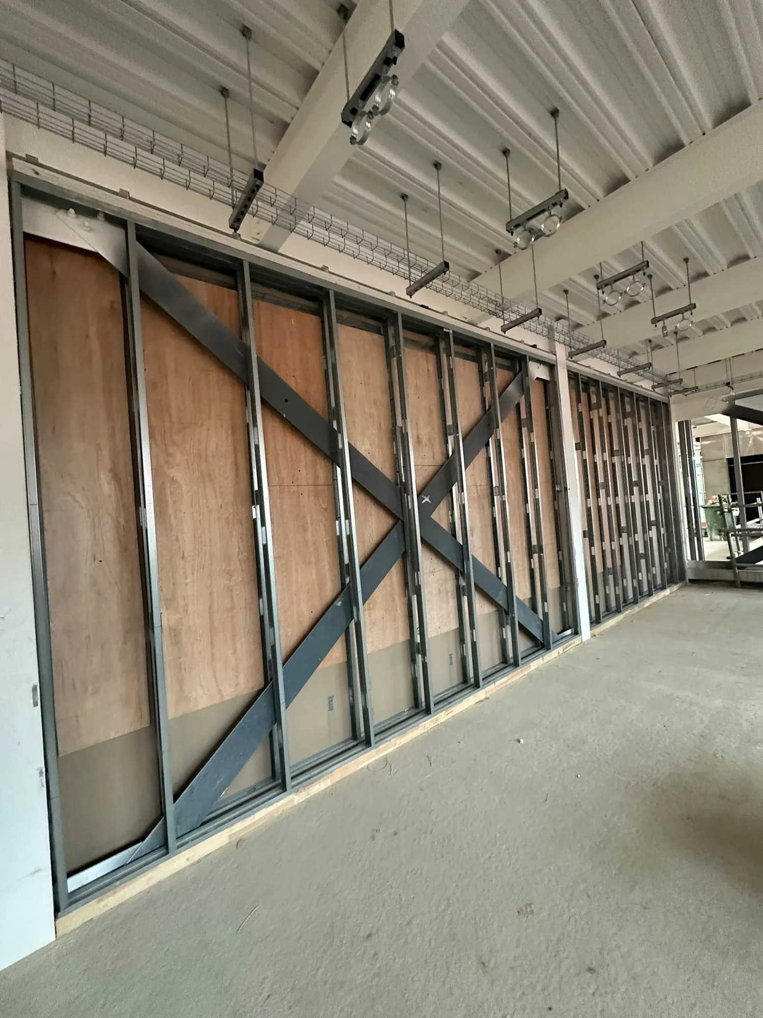 Metal stud framing on one of our sites (4 of 7)