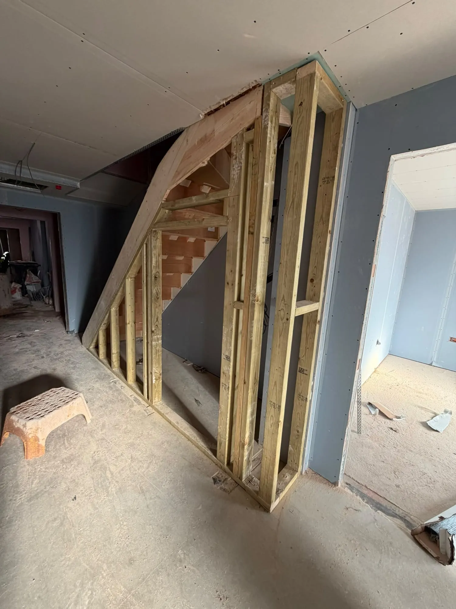Timber and plywood lining on one of our sites (4 of 4)